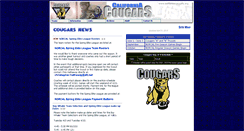 Desktop Screenshot of californiacougars.org